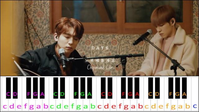 I'll try by DAY6 Piano / Keyboard Easy Letter Notes for Beginners