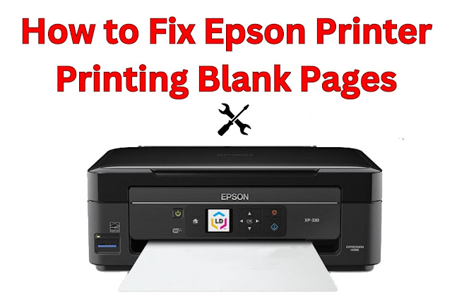 How to FIx Epson Printer Printing Blank Pages