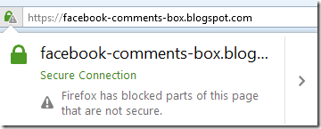 secure connection in blogger blogs
