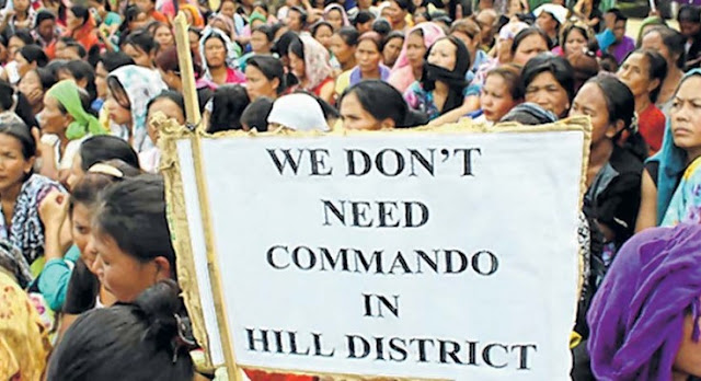 Sadar Hills Gorkhas condemn deployment of Cdos in Sadar Hills 