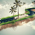 Floating Island Photoshop Effect