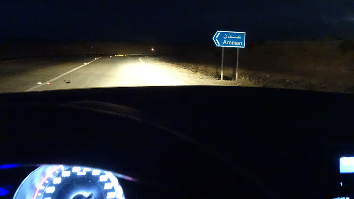 Outside of Amman its almost zero light