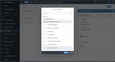 Replication flows: SAP Datasphere to Google BigQuery