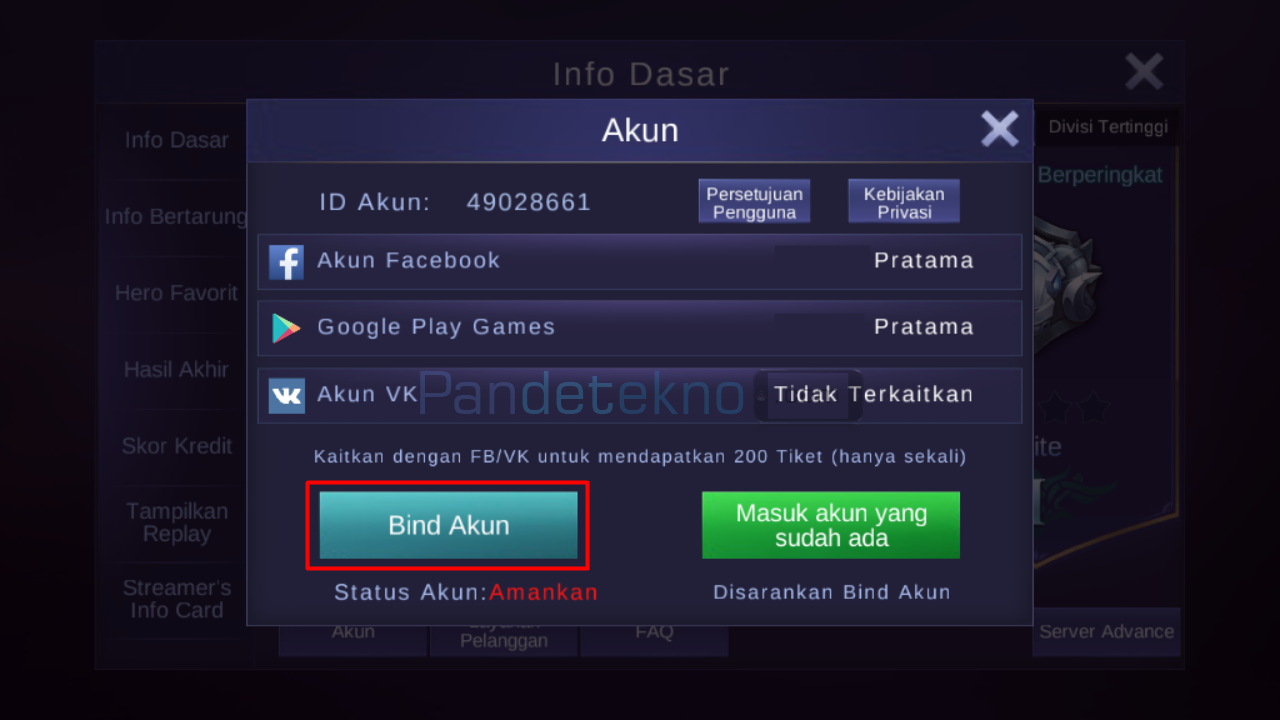 Gambar Uninstal Mobile Legend