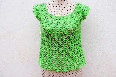 8 - Crochet Imagen Blusa de mujer a crochet muy rapido y facil de hacer a ganchillo. Majovel Crochet.