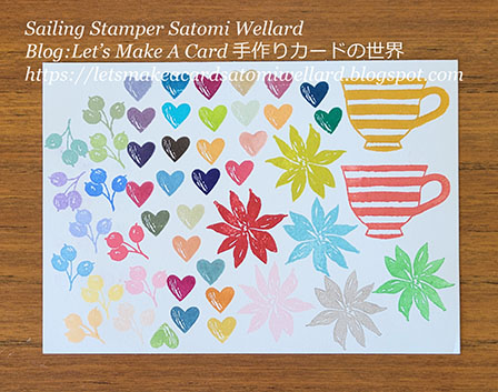 Stampin'Up! Artistically Inked Thank You Card  by Sailing Stamper Satomi Wellard