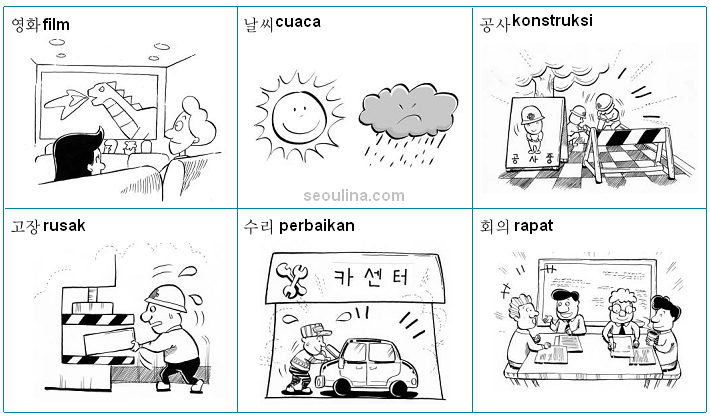 2000 Kosakata Bahasa  Korea  Gambar Tulisan Korea  