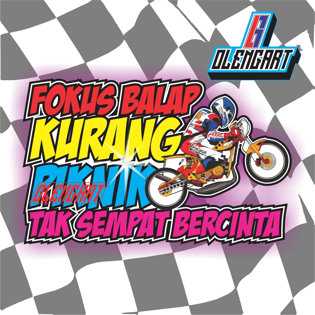 Desain Stiker Nama Racing Doraemon – Contoh Banner