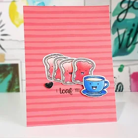 Sunny Studio Stamps: Breakfast Puns Punny Customer Card by Pip Lewer 