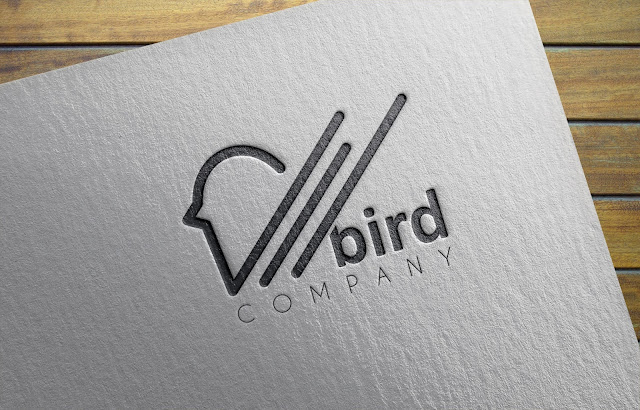 Logo do kupienia bird company. Gotowy wzór logo na sprzedaż.