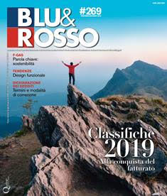 Blu&Rosso. Organo ufficiale ANGAISA 269 - Novembre & Dicembre 2019 | ISSN 2612-3924 | CBR 96 dpi | Mensile | Professionisti | Idraulica | Climatizzazione | Rivestimenti | Bagni
Blu&Rosso è lla rivista che ogni mese informa sulle novità del mercato, della tecnologia e dei consumi per gli imprenditori del settore idrotermosanitario e arredobagno.