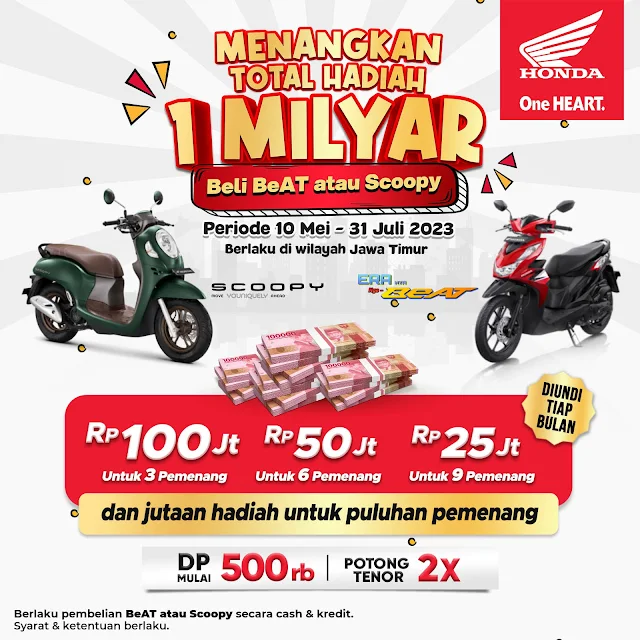 promo honda beat scoopy