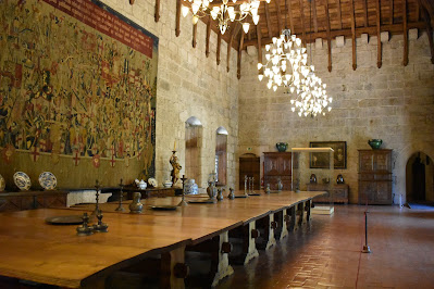 Interior do Paço dos Duques de Bragança em Guimarães
