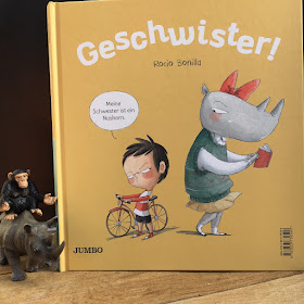 Geschwister! Bilderbuch von Rocio Bonilla Wendebuch Geschichte aus zwei Perspektiven - Bruder und Schwester, Jumbo Verlag, Kinderbuchblog Familienbücherei