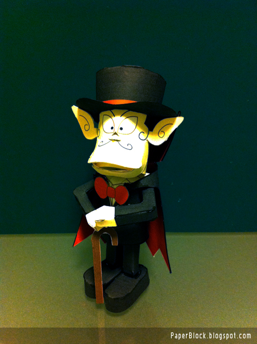 Kaibutsukun Dracula Paper Toy