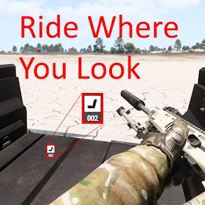 乗りたい座席に直接乗れる Arma 3 用 Ride Where You Look MOD