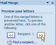 membuat mail merge