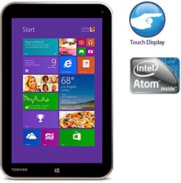 Toshiba Encore runs the full version of  Windows 8.1