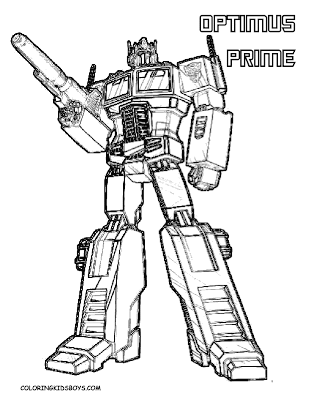 Transformers Coloring Pages