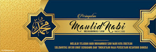 Desain Spanduk Maulid Nabi PSD