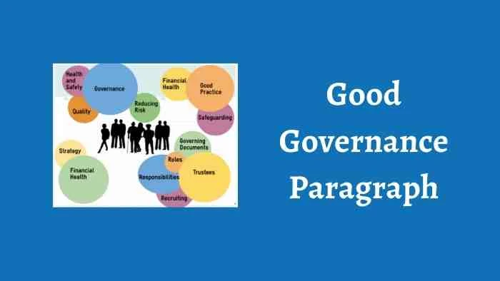 Good Governance Paragraph