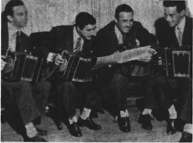 Cuarteto de bandoneones a capella integrado por Alfredo Marcucci, Ernesto Franco, Julián Plaza y Atilio  Corral