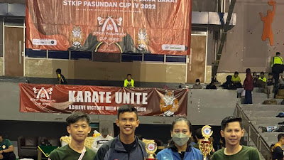 Atlet Karate Yonif 320/Badak Putih  Rain Medali Di Kejurda Karate Serkuit II Jawa Barat