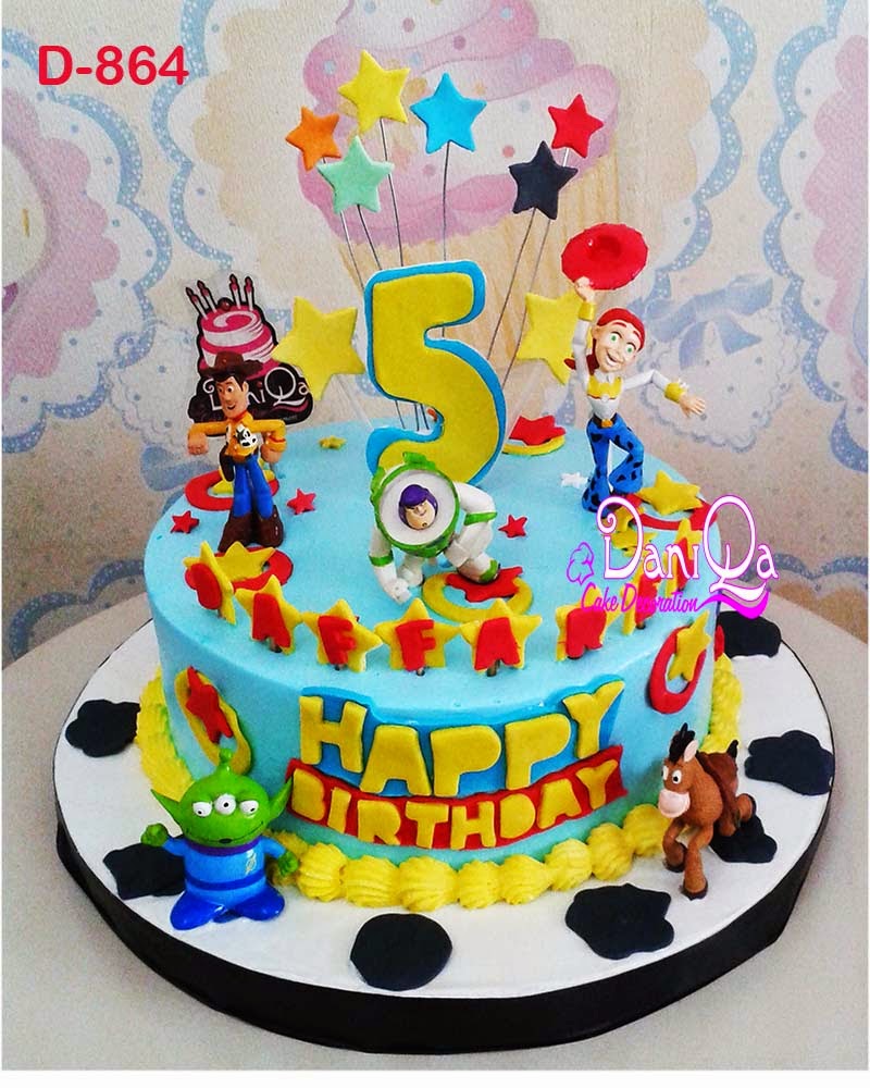 DaniQa Cake And Snack Kue Ulang Tahun Toy Story
