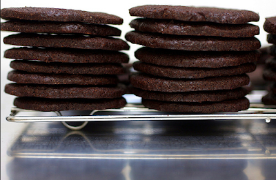 Easy Chocolate Wafer Cookies