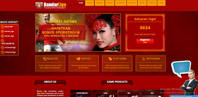 Website Agen Bola Online Dan Casino Online Terpercaya