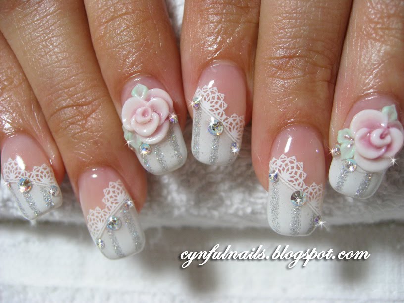 Bridal nail art