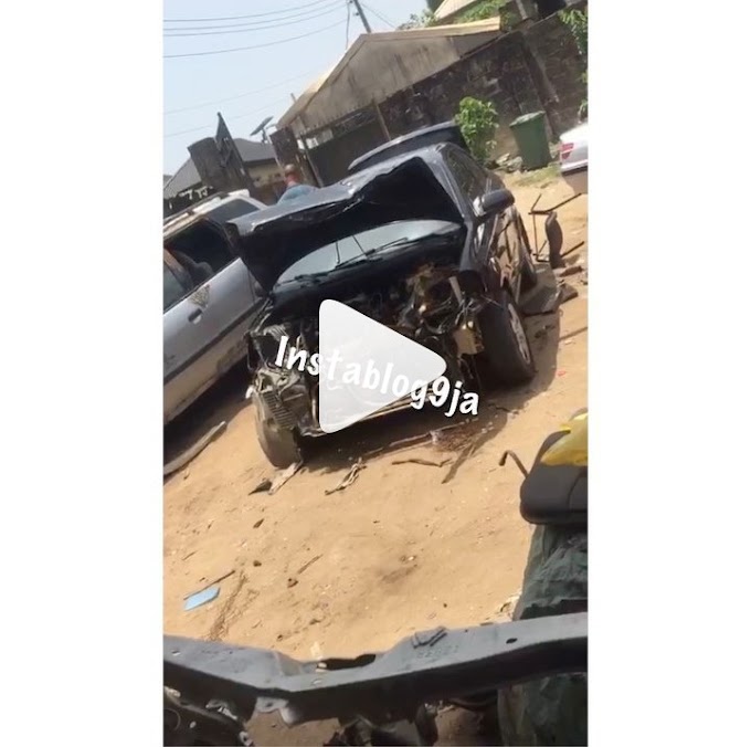 Mechanic apprentice crashes a client’s car while taking it for a spin in Calabar, Cross River State