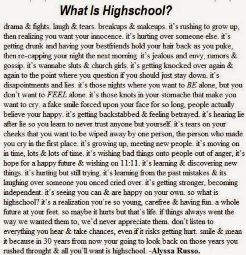 high school quotes