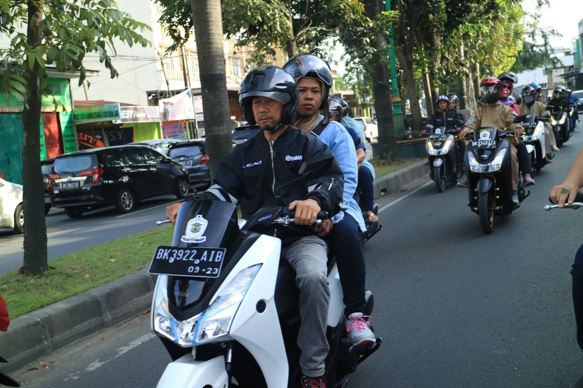 Intip Keseruan Touring Yamaha Lexi Ke Pariban Sidebuk Debuk