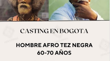 CASTING CALL BOGOTA:  Se busca HOMBRE AFRO entre 60 - 70 años 