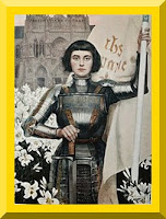 "Saint Joan of Arc", engraving from Figaro Illustre magazine, 1903. PD-Art-1923