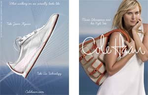 Cole Haan and Maria Sharapova