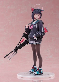 Figura Chisa 1/7 Blue Archive Claynel con rifle y base Trinity