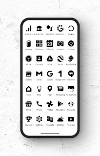 Zwart Black - icon pack