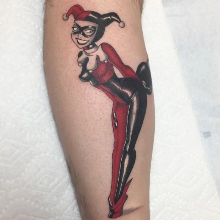 vemos tatuajes de harley quinn