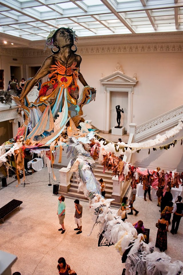 “Thalassa” Installation @ New Orleans Museum of Art by Swoon