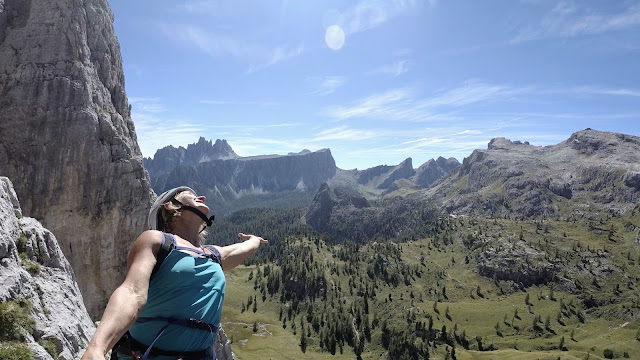 Escalade aux 5 Tours, 5 Torri Dolomites