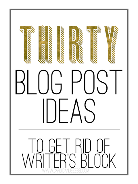 +30 Blog Post Ideas