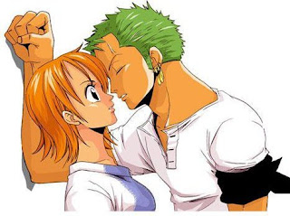 roronoa zoro kiss nami