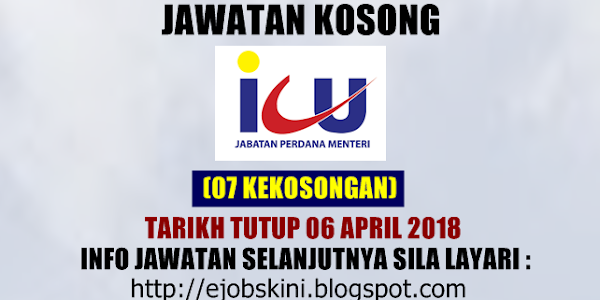 Jawatan Kosong Pejabat Pembangunan Persekutuan Negeri Sarawak - 06 April 2018