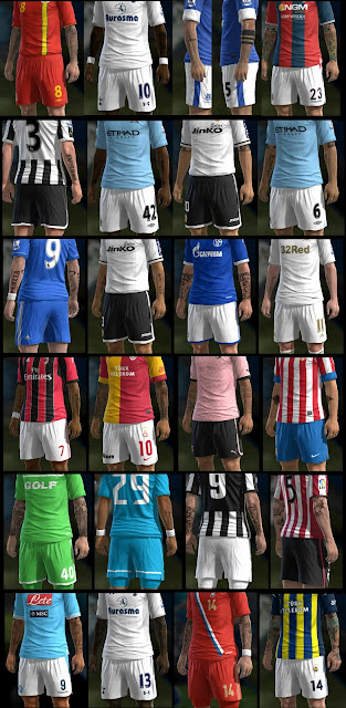 Tattoo Pack PES 2013