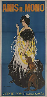 Cartel de Anís del Mono por Ramón Casas (1898)