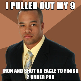 successful black man 9 iron