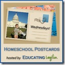 Homeschool Postcards Button Main