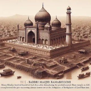 Babri masjid 16th century construction